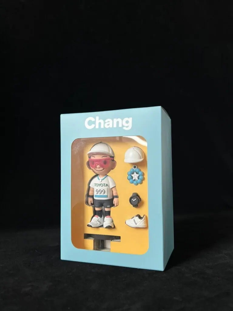 อาร์ตทอยในกล่องบลิสเตอร์แบรนด์ Chang งานผลิตพร้อมแพ็กเกจ รับผลิต Art Toy TKK3D