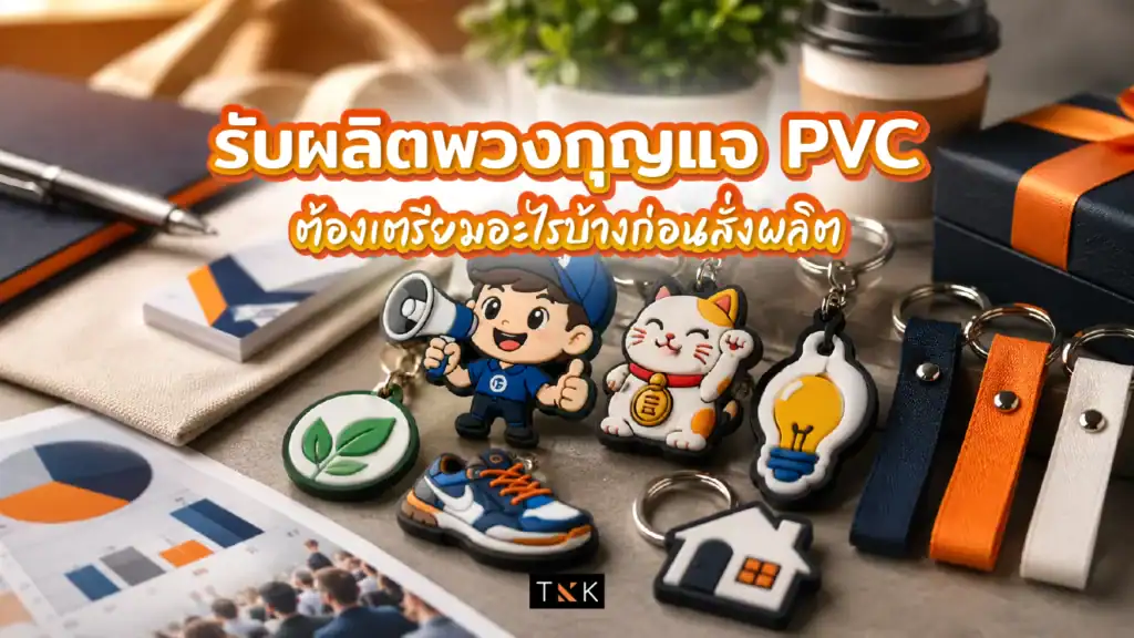 รับผลิตพวงกุญแจ PVC ต้องเตรียมอะไรบ้างก่อนสั่งผลิต