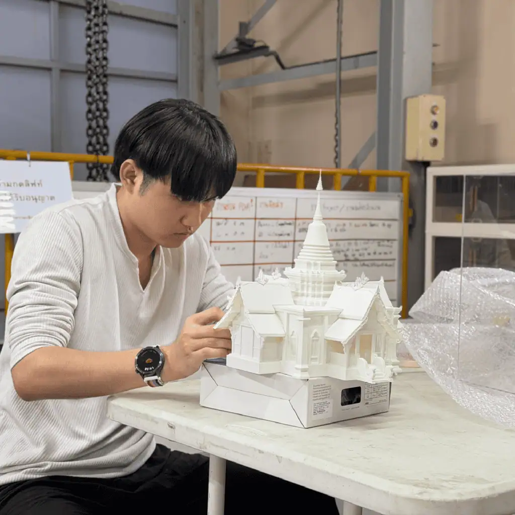 รับพิมพ์ 3D โมเดลสถาปัตยกรรม วัสดุ PLA